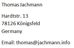 Kontaktdaten